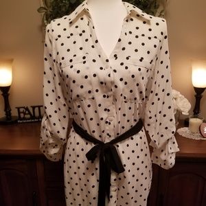 Express polka dotted dress